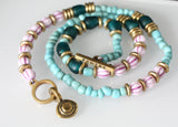 The Encompassed Necklace - Blue, Purple, and Teal