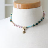 The Encompassed Necklace - Blue, Purple, and Teal