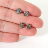 Crinoid Star Stud Earrings