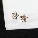 Crinoid Star Stud Earrings