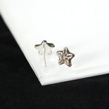 Crinoid Star Stud Earrings