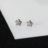 Crinoid Star Stud Earrings