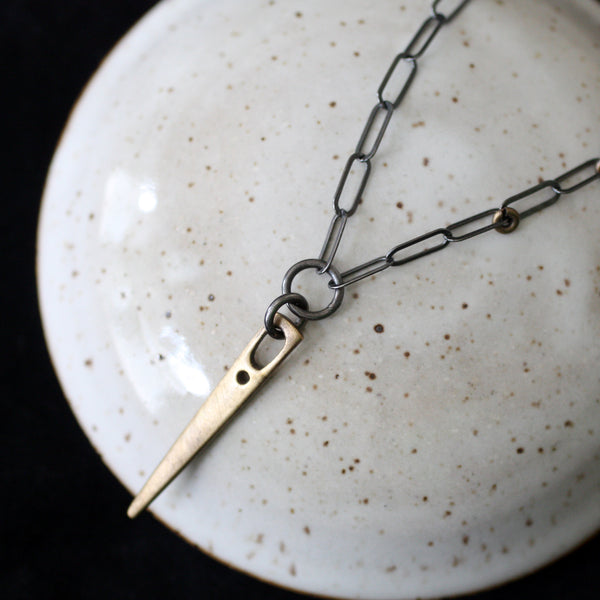 Ancient Needle Necklace