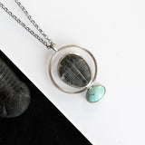 Trilobite and Turquoise Necklace