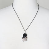 Petrified Palm Wood Ghost Necklace #2
