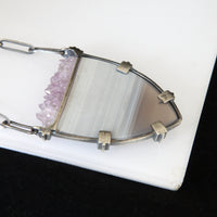 XL Amethyst Geode Necklace