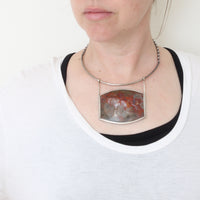 Coprolite Collar Necklace - Statement Sized Fossil Poop!