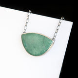 Green Petrified Wood Necklace