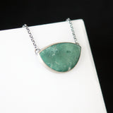 Green Petrified Wood Necklace