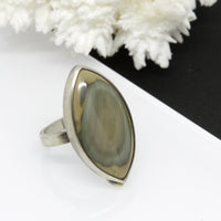 Concentric Ring - Imperial Jasper - Size 8.5